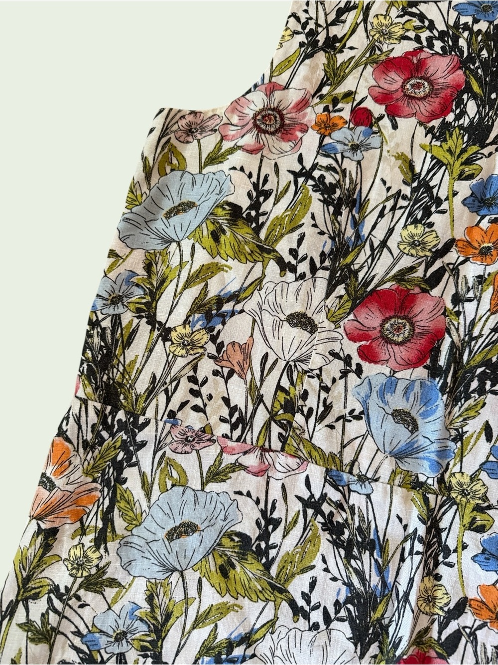J. Jill “Love Linen” Sleeveless Floral Shift Classic! - Picture 10 of 11